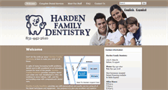 Desktop Screenshot of hardendentist.com